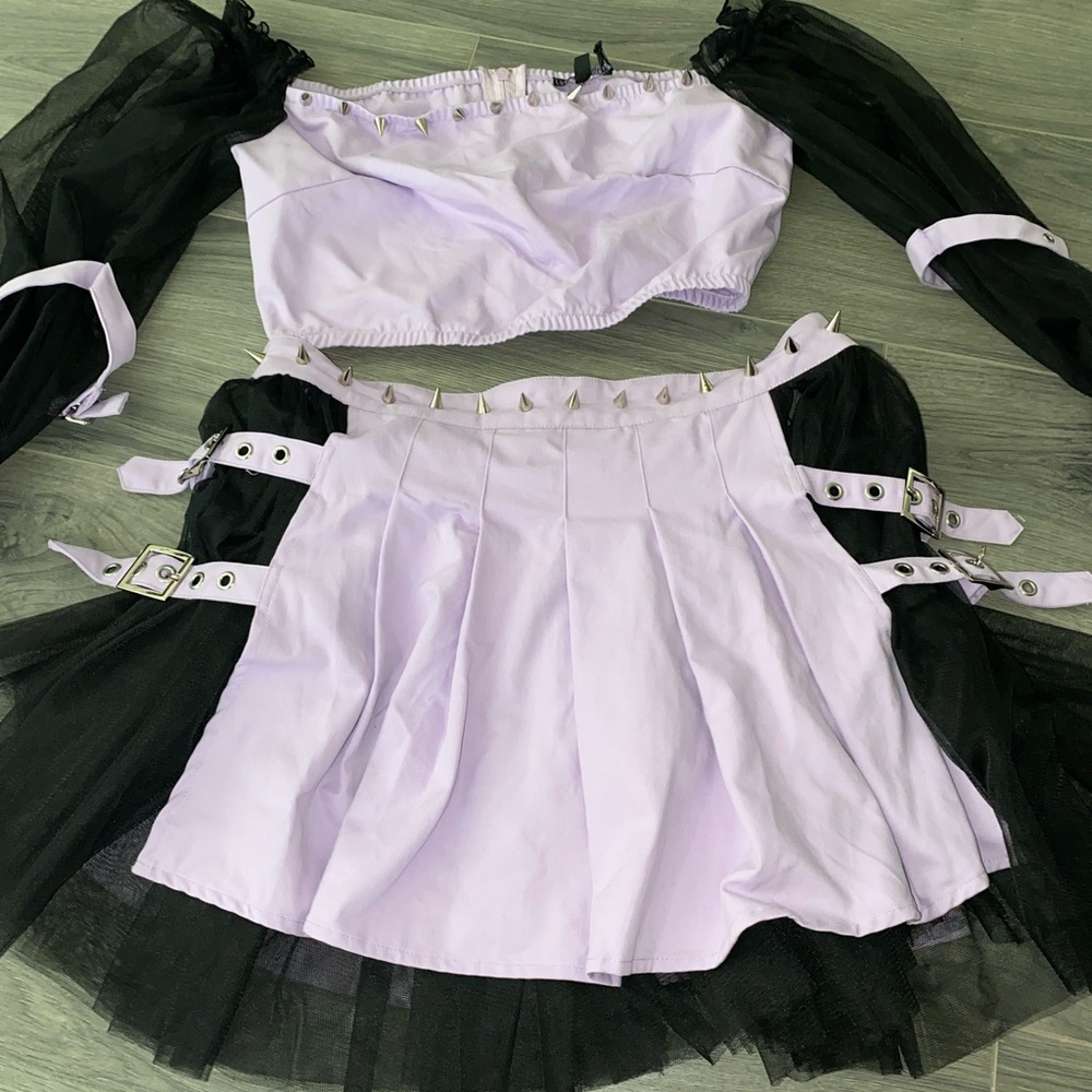 Dollskill current mood top and skirt